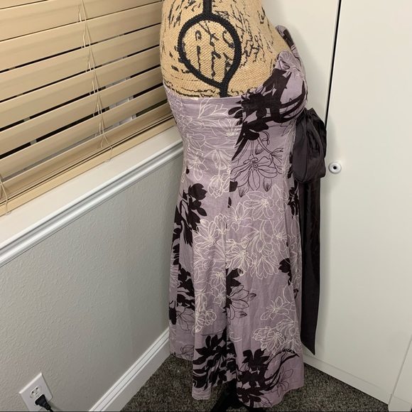 Anthropologie Moulinette Soeurs Strapless Floral Midi Dress - Picture 5 of 12